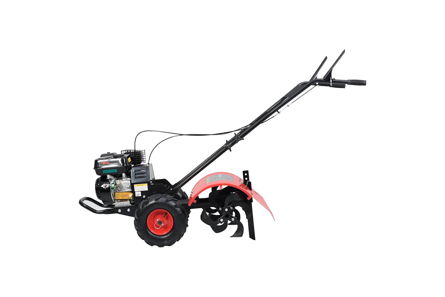 Vidaxl Petrol Tiller 6.5 Hp 196 Cc-6