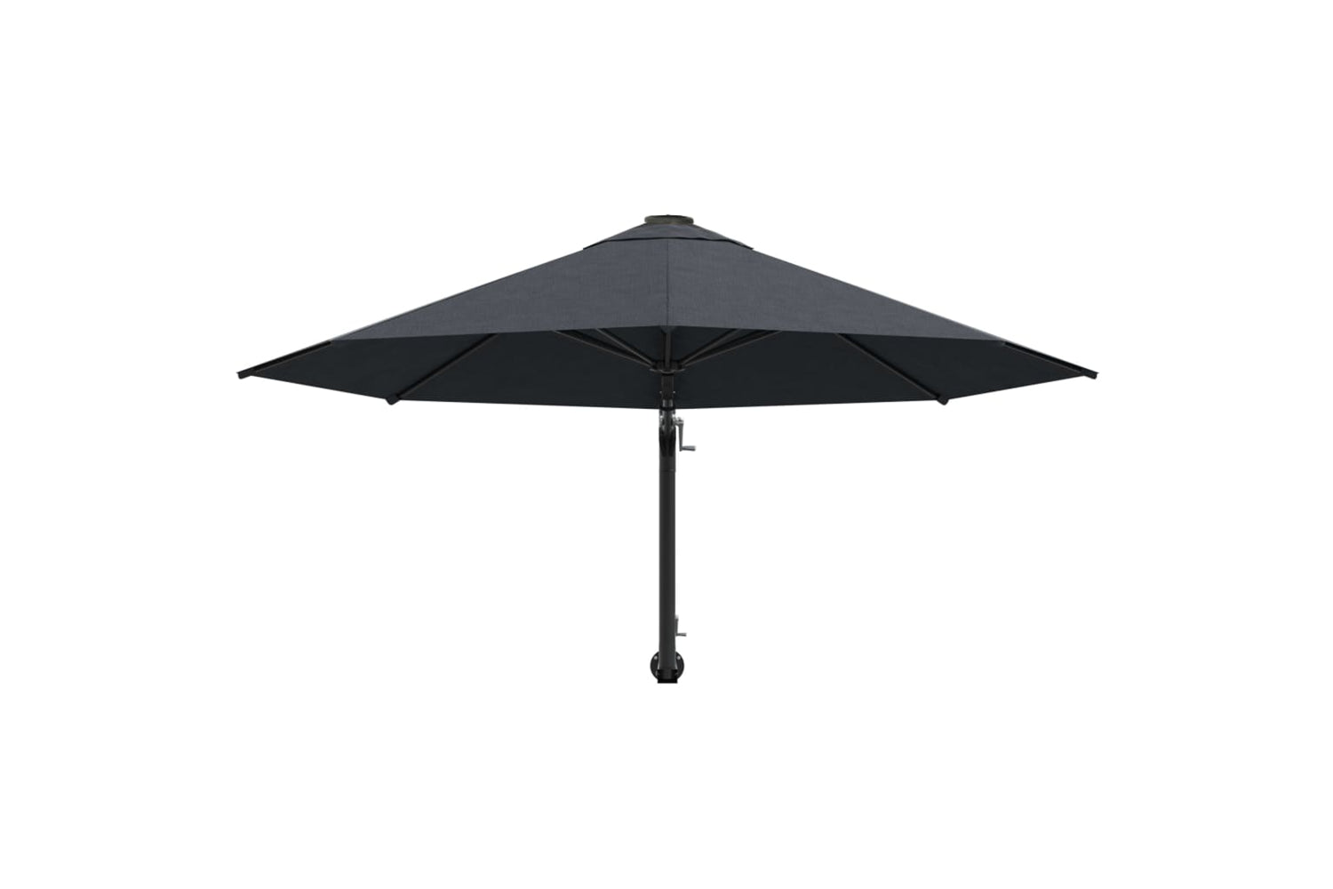 vidaXL Wall-mounted Parasol With Metal Pole 300cm Anthracite-4