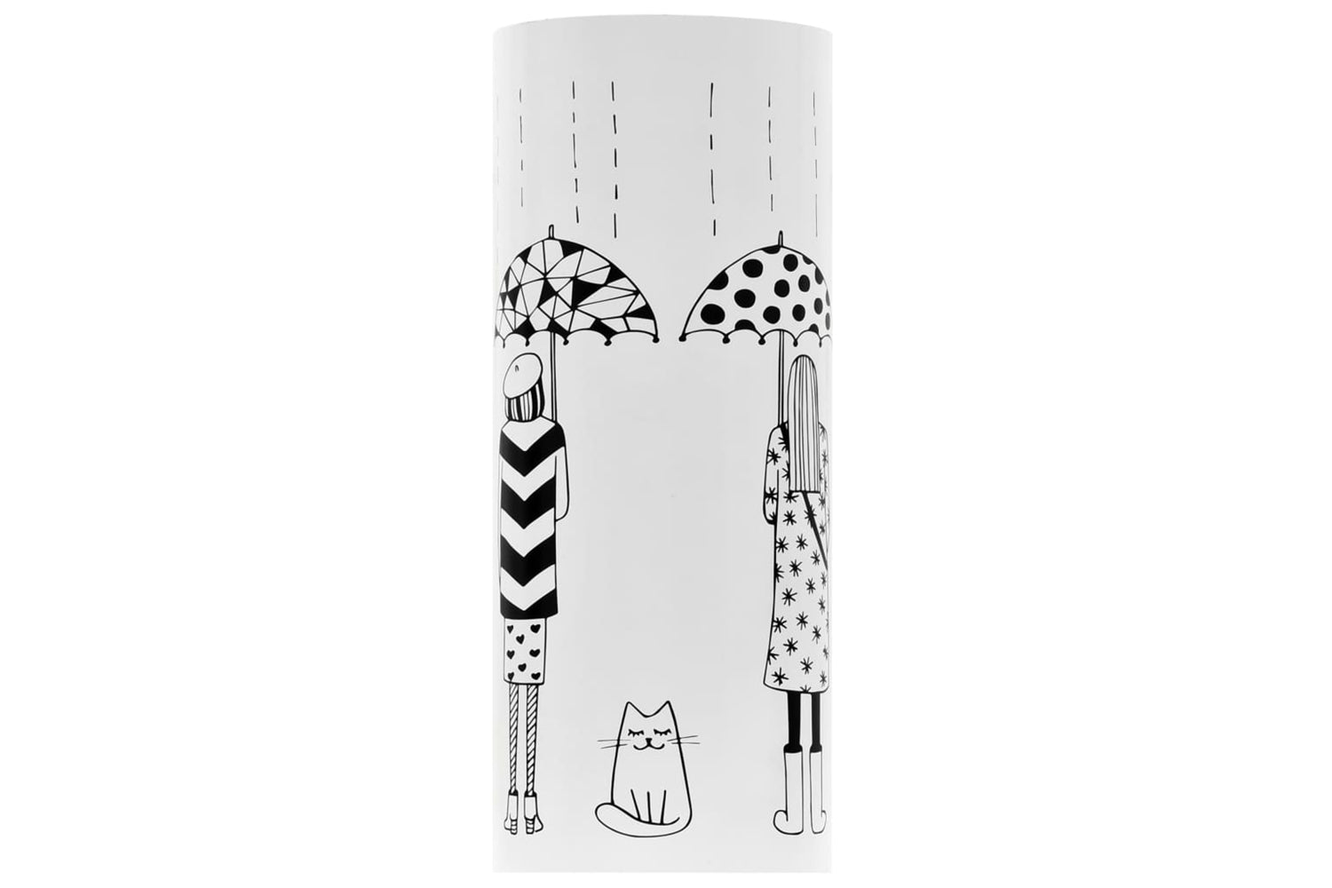 Vidaxl 246801 Umbrella Stand Women Steel White-2