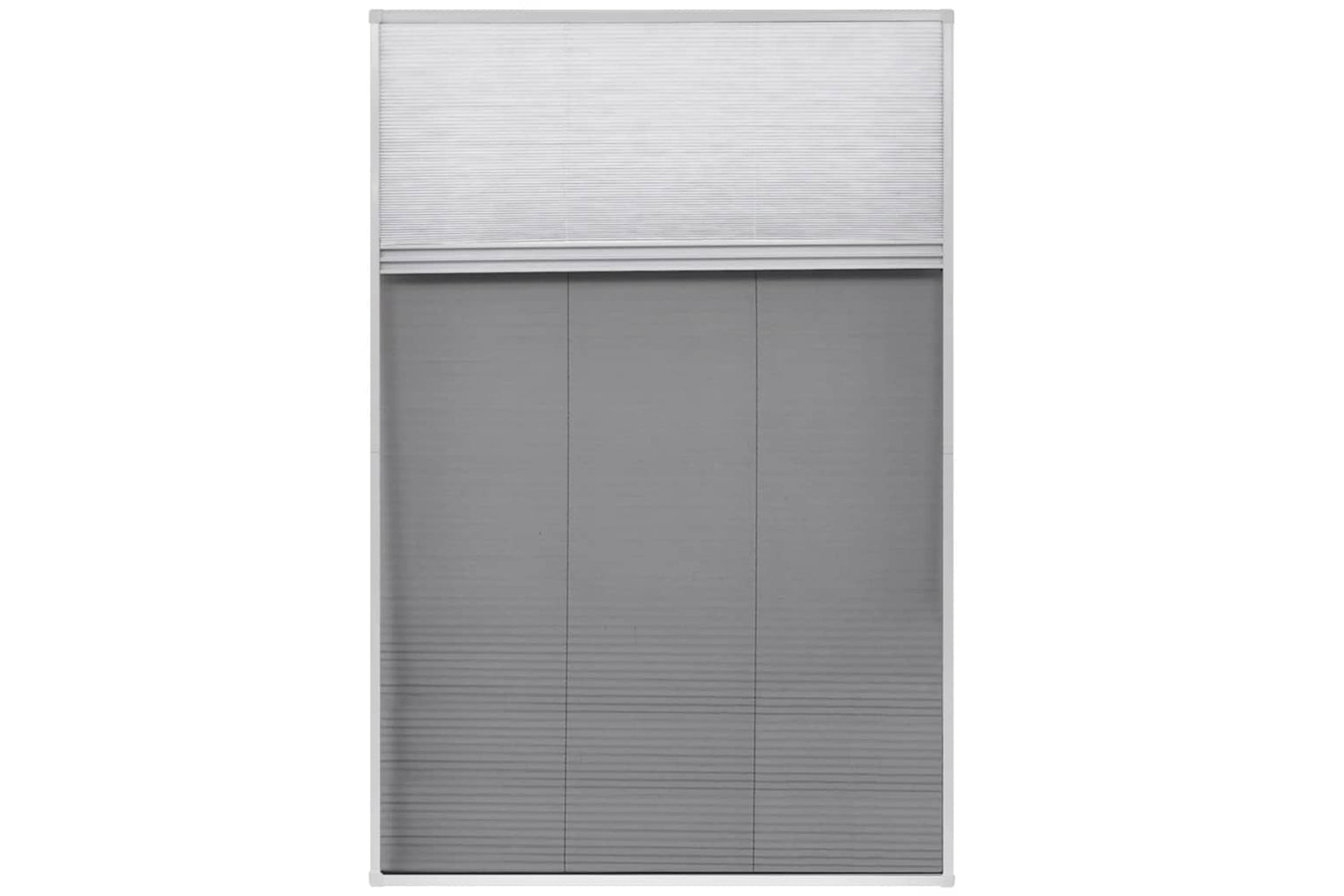 vidaXL 142617 Plisse Insect Screen For Windows Aluminium 80x120cm With Shade-2