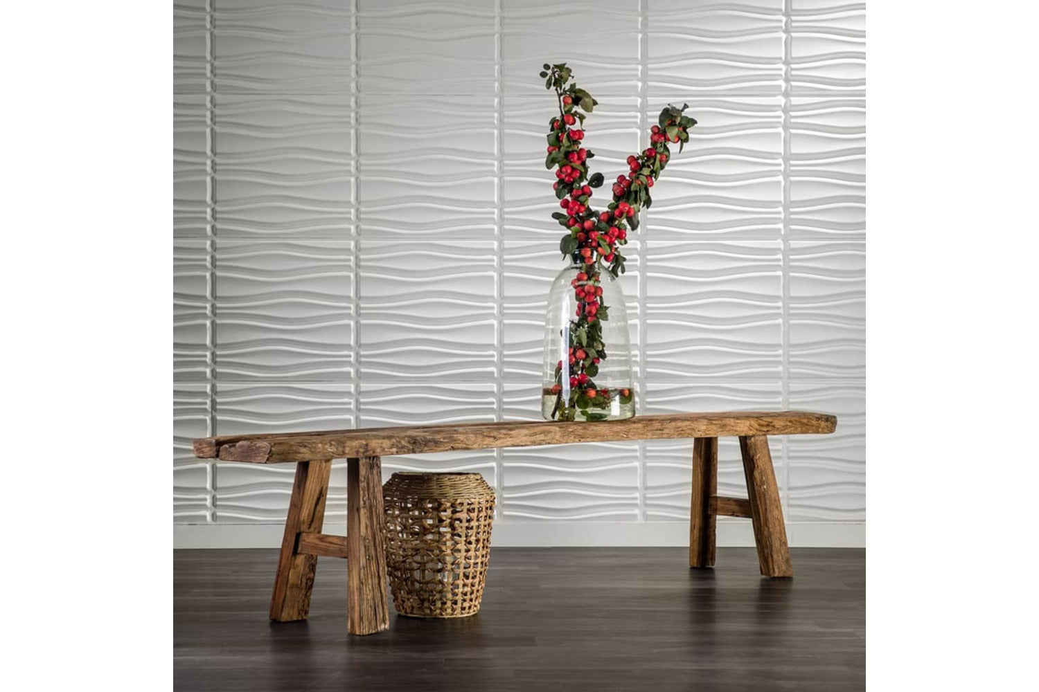Wallart 412828 3d Wall Panels Flows 12 Pcs Ga-wa14-5