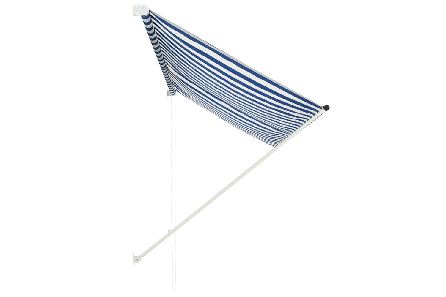 Vidaxl Retractable Awning 250x150 Cm Blue And White-2