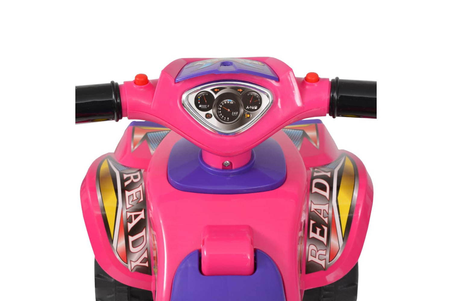Vidaxl Children's Ride-on Atv With Sound And Light Pink And Purple-4