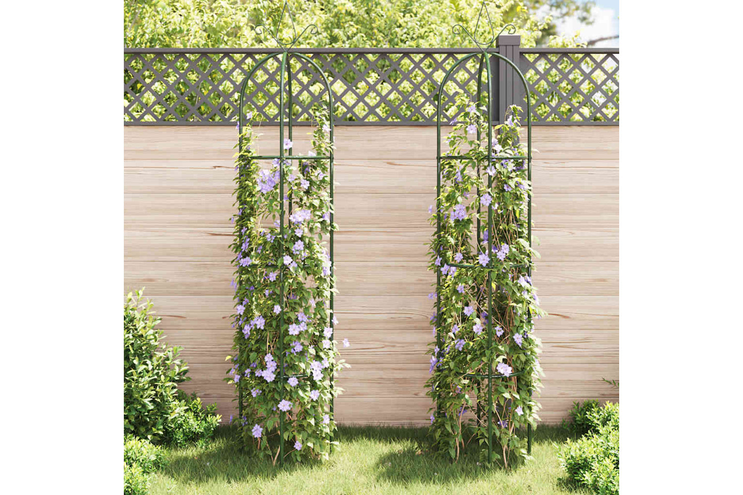 Vidaxl 40779 Garden Arch Tower 2 Pcs-2
