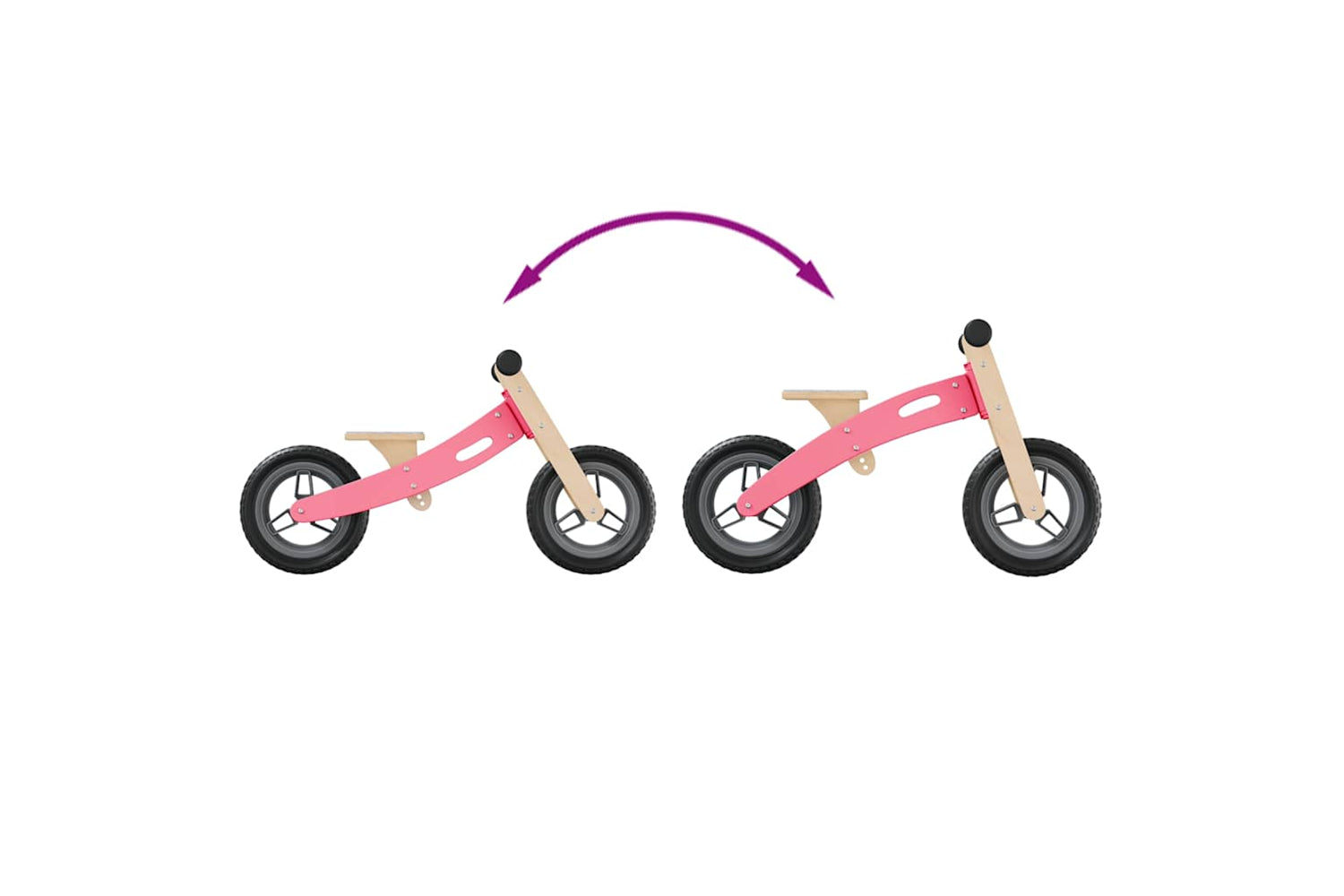 Vidaxl Balance Bike For Children Pink-8