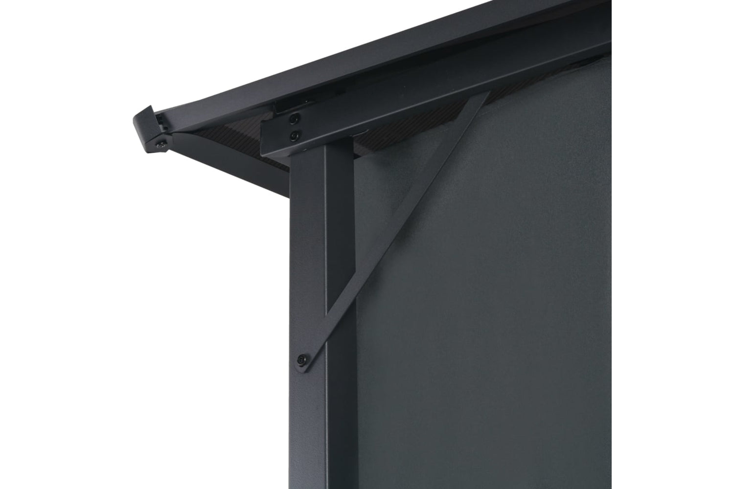 Vidaxl 44642 Gazebo With Curtain Aluminium 4x3x2.6 M Black-5