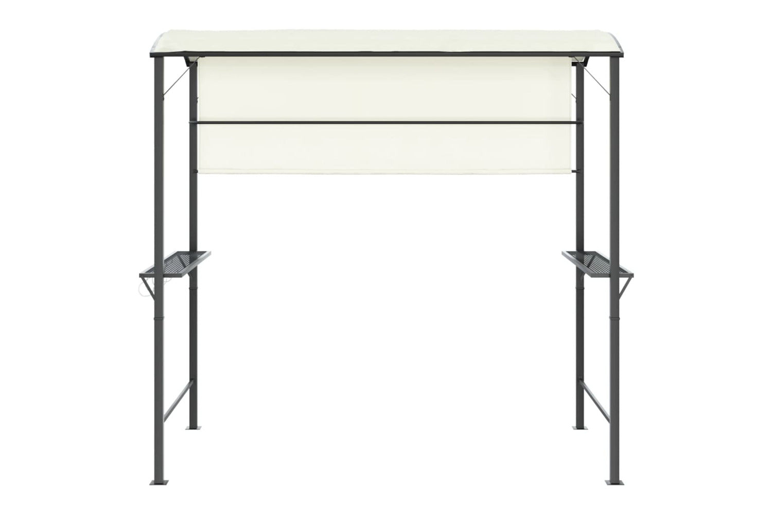 vidaXL 318532 Gazebo With Roof 220x110x200cm Cream