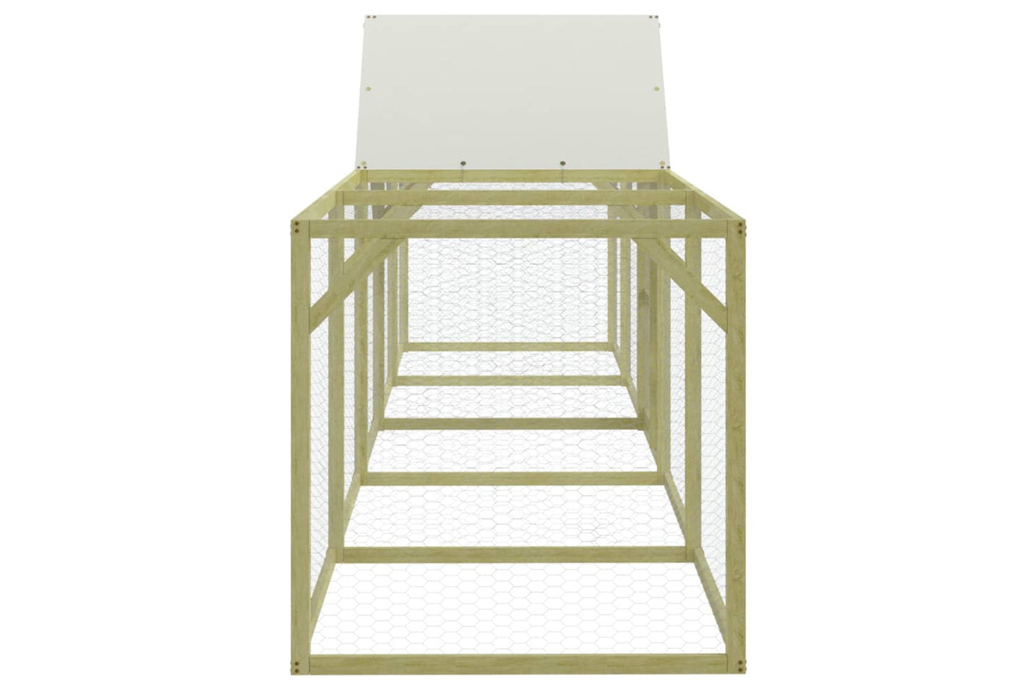 vidaXL 3102983 Chicken Coop 500x100x150cm Impregnated Solid Wood Pine-3