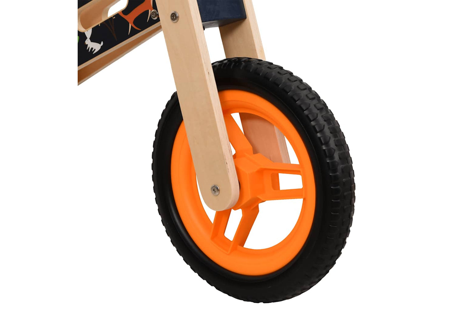 Vidaxl Balance Bike For Children Orange Printed-8