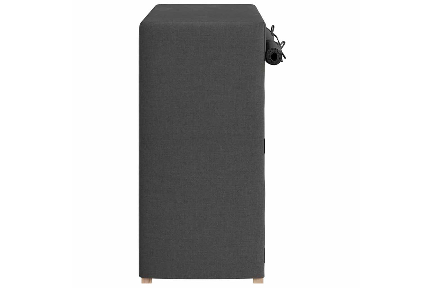 vidaXL Shoe Cabinet With Cover Grey 79x40x80cm Fabric-4