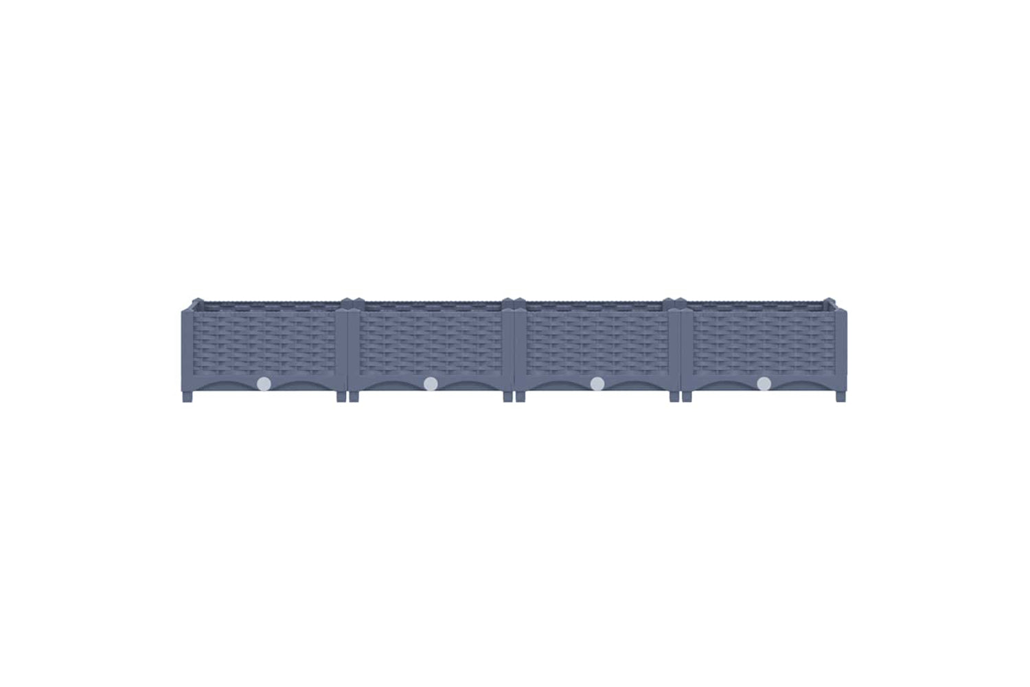 vidaXL Raised Bed 160x40x23cm Polypropylene-2