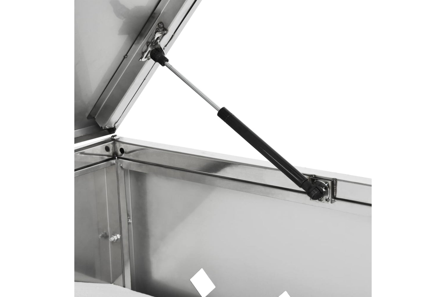 Vidaxl 145380 Double Wheelie Bin Shed 240 L Stainless Steel-6