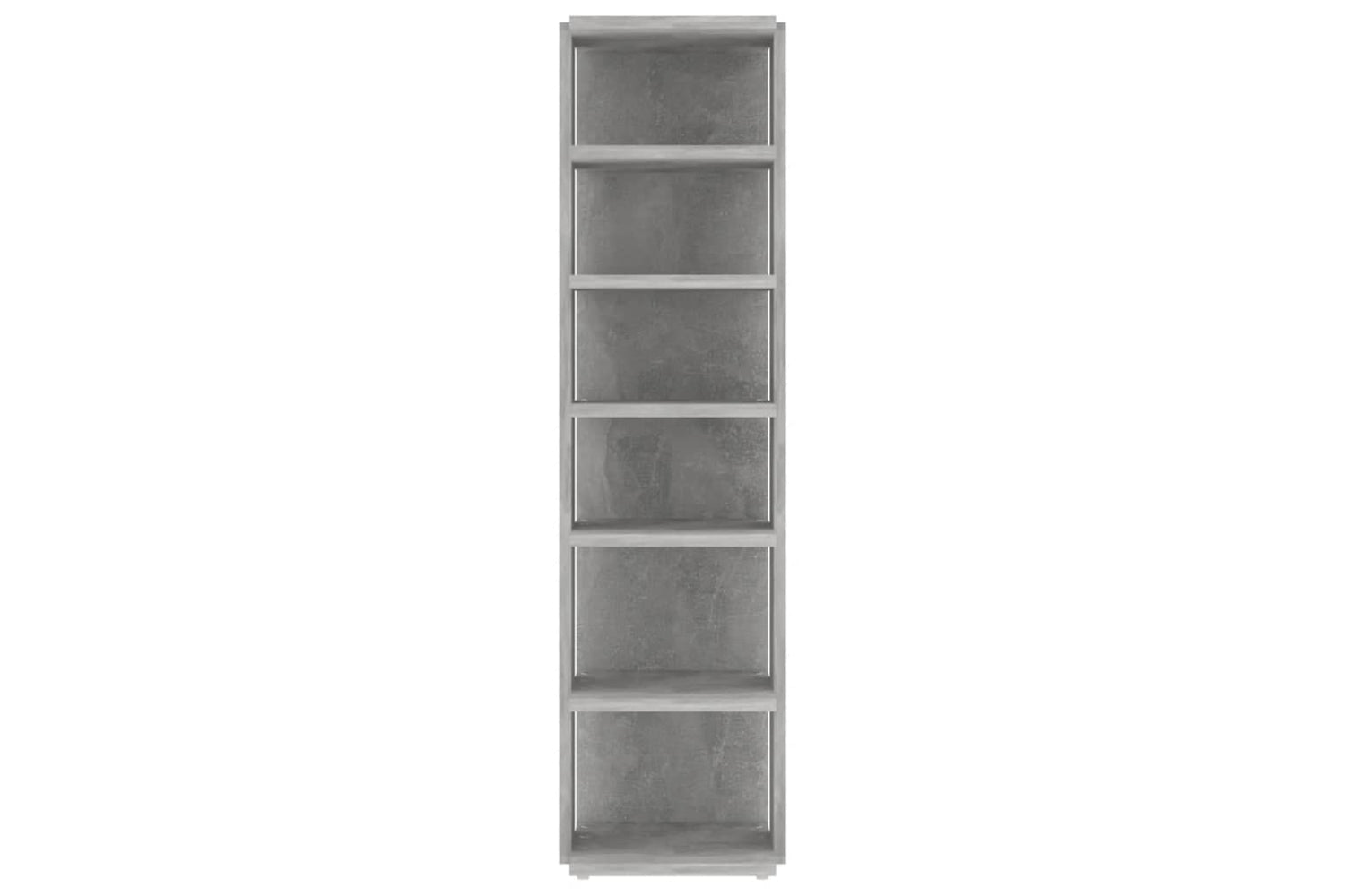 vidaXL 808493 Shoe Cabinet Concrete Grey 27.5x27x102cm Engineered Wood-3