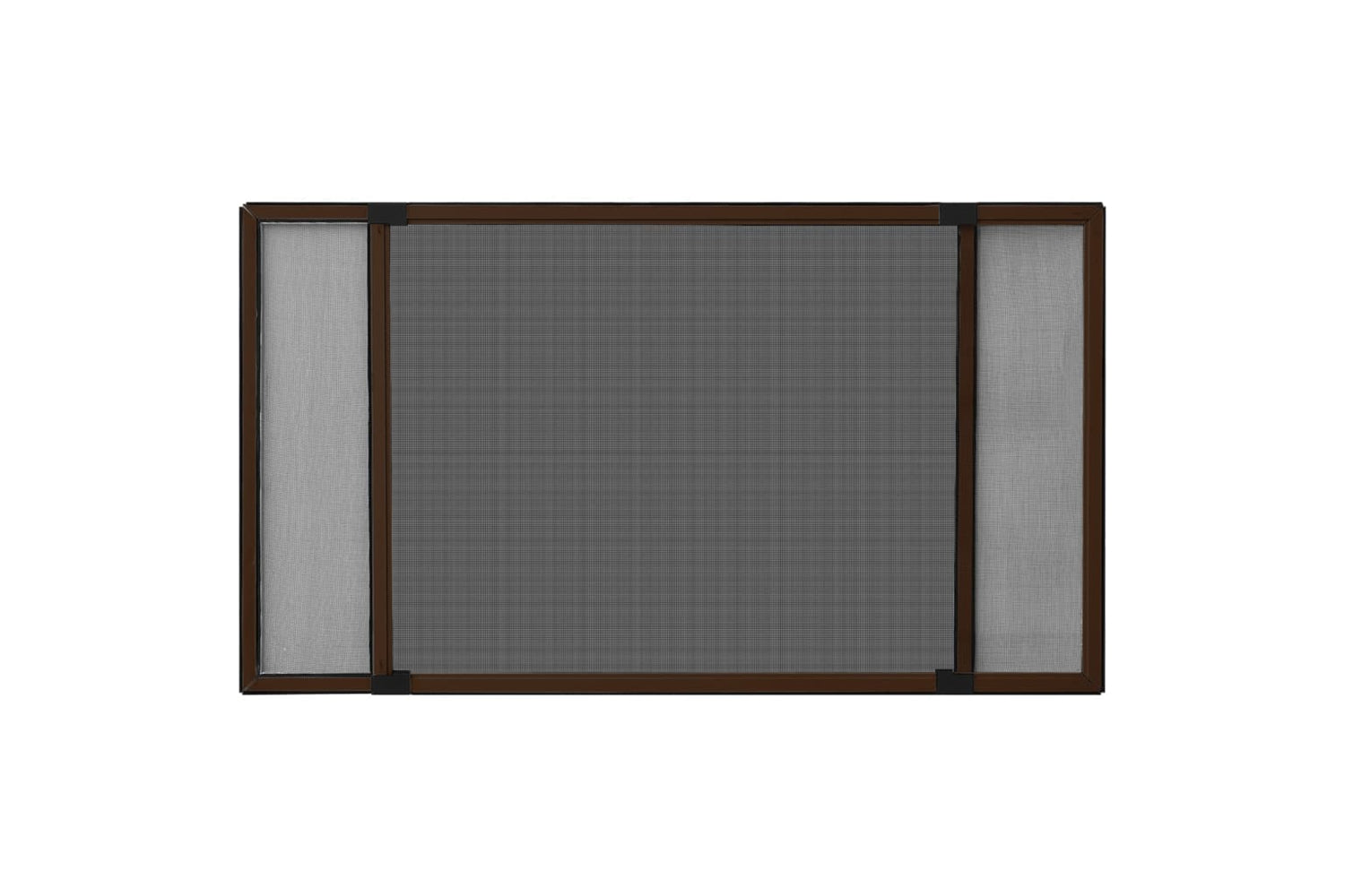 Vidaxl 149042 Extendable Insect Screen For Windows Brown-2