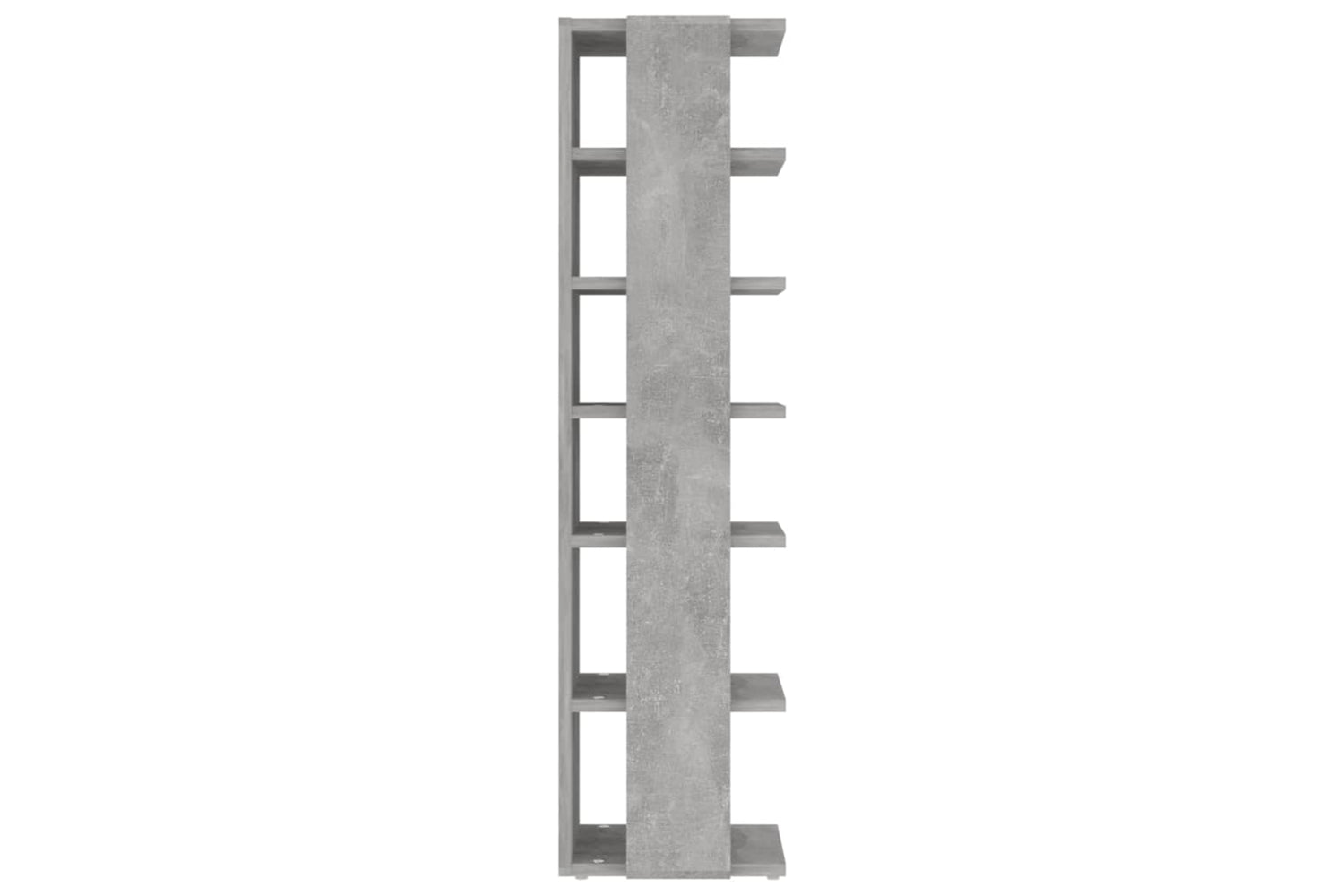 vidaXL 808493 Shoe Cabinet Concrete Grey 27.5x27x102cm Engineered Wood-4