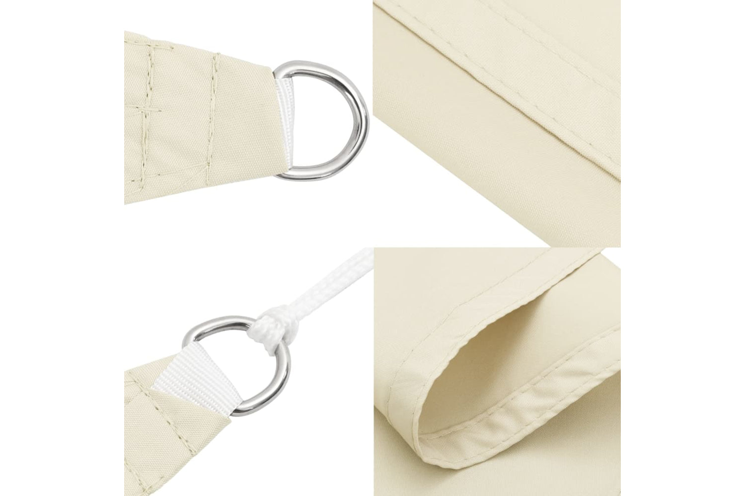 Vidaxl 135215 Sunshade Sail Oxford Fabric Rectangular 3.5x5 M Cream-6