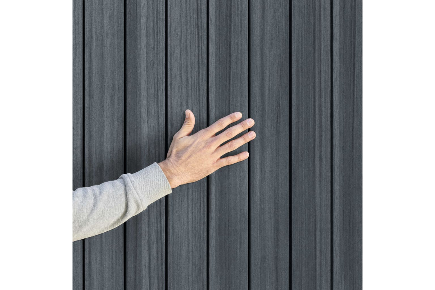 Keter 432439 Garden Shed Darwin 46 Grey Woodlook-3
