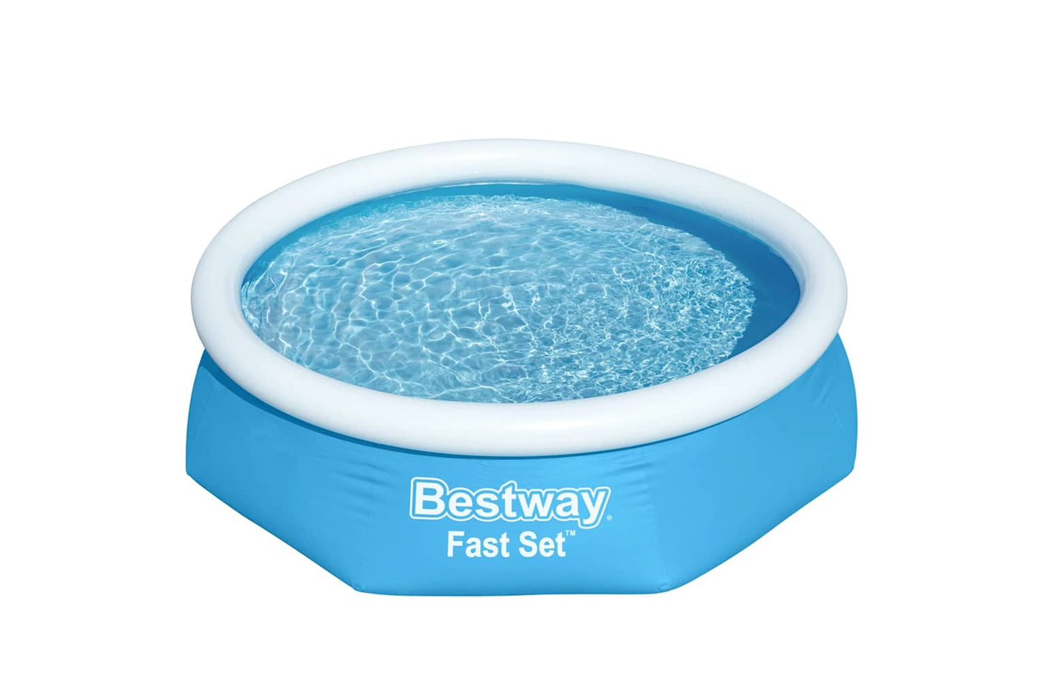 Bestway 93312 Fast Set Inflatable Swimming Pool Round 244x66 Cm 57265-2