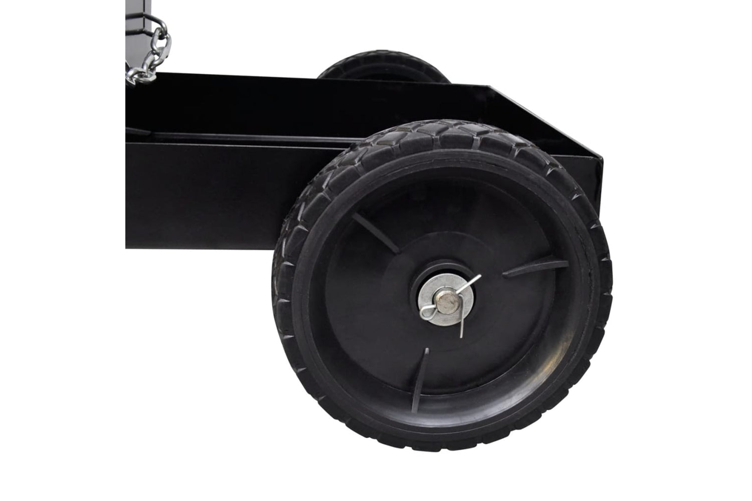 Vidaxl 140950 Welding Cart Black Trolley With 3 Shelves Workshop Organiser-2