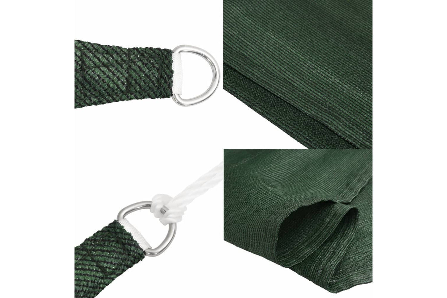 vidaXL 311454 Sunshade Sail 160 G/mÂ² Dark Green 2.5x4 M Hdpe-6