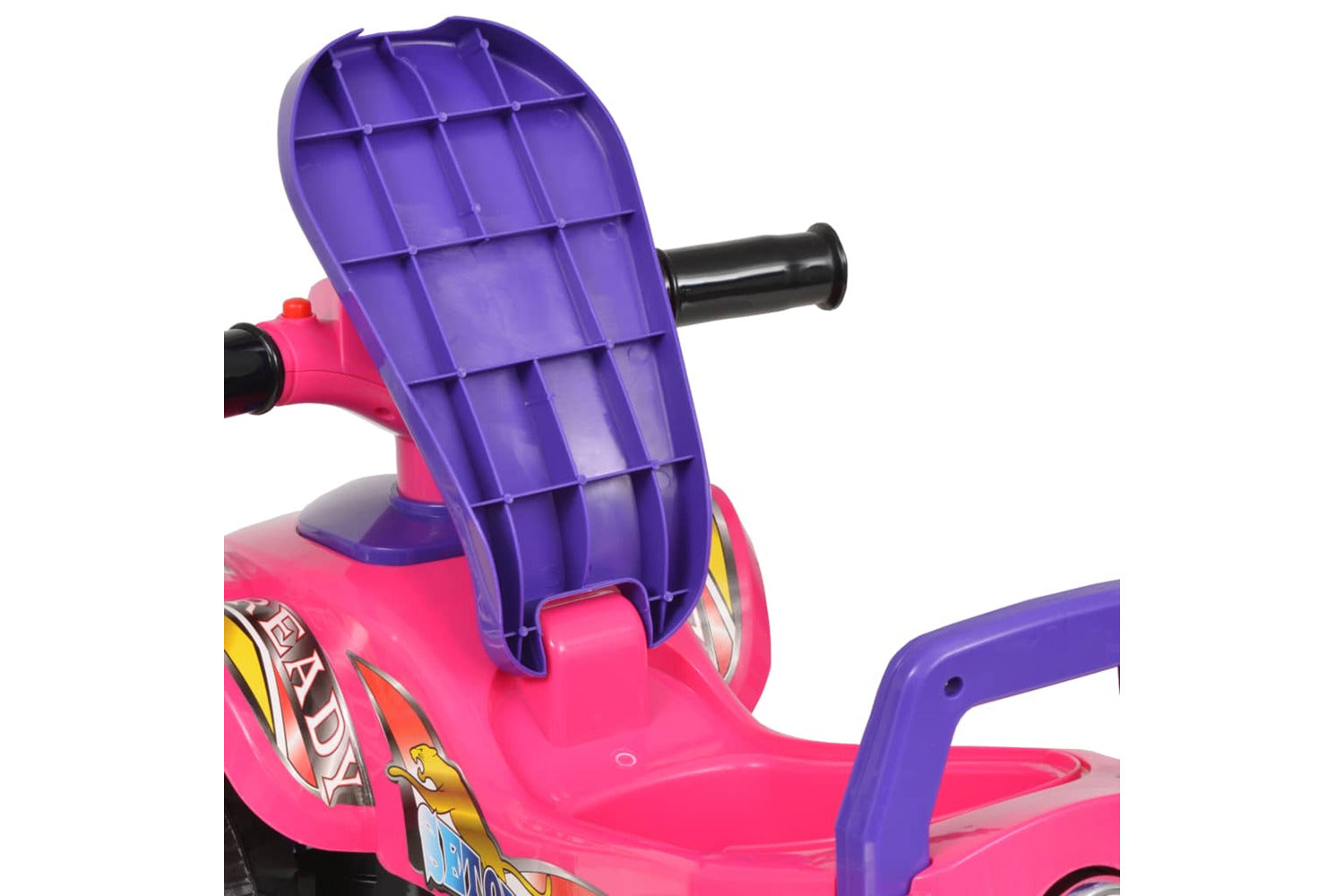 Vidaxl Children's Ride-on Atv With Sound And Light Pink And Purple-7