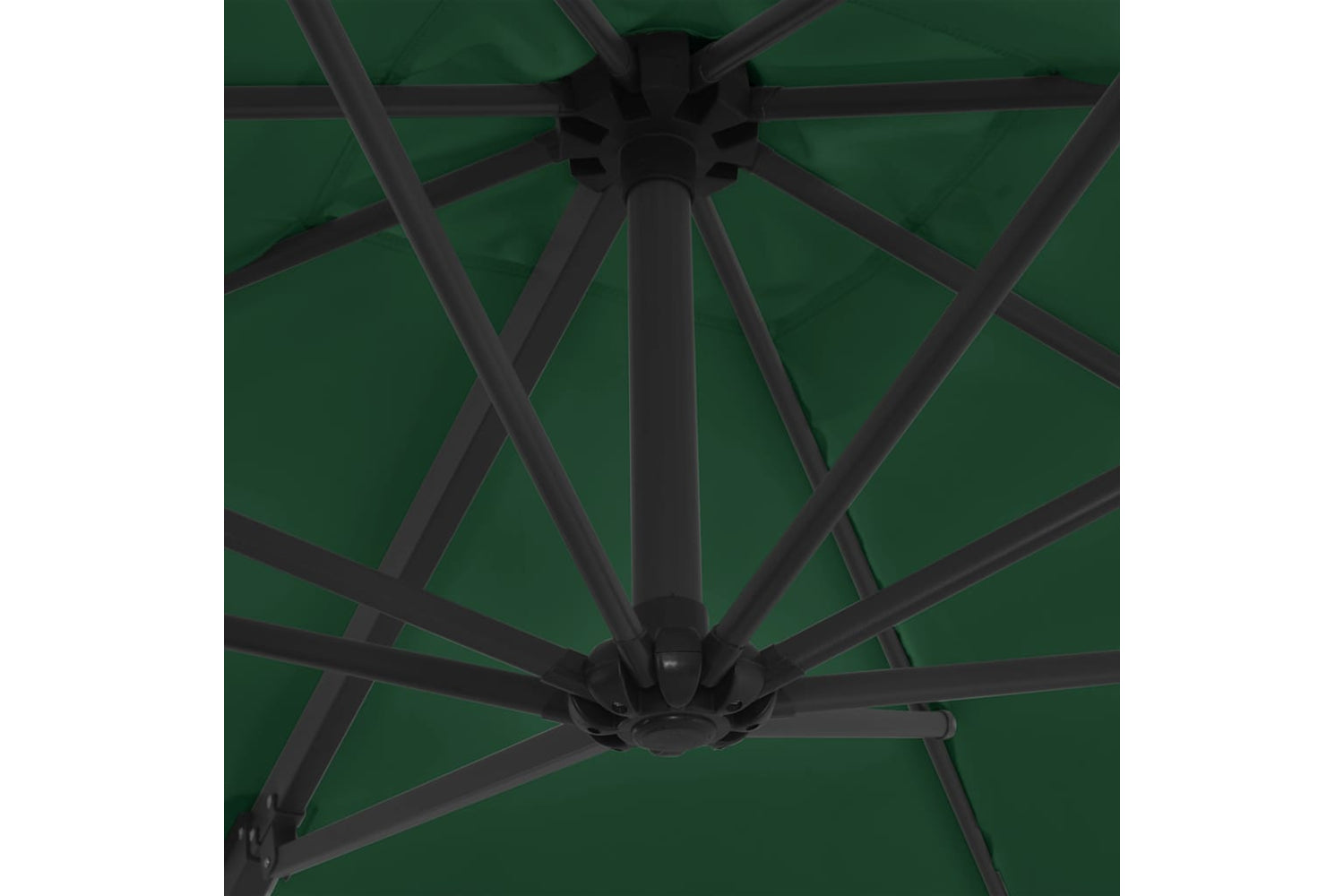 vidaXL 44625 Cantilever Umbrella With Steel Pole Green 250x250cm-6
