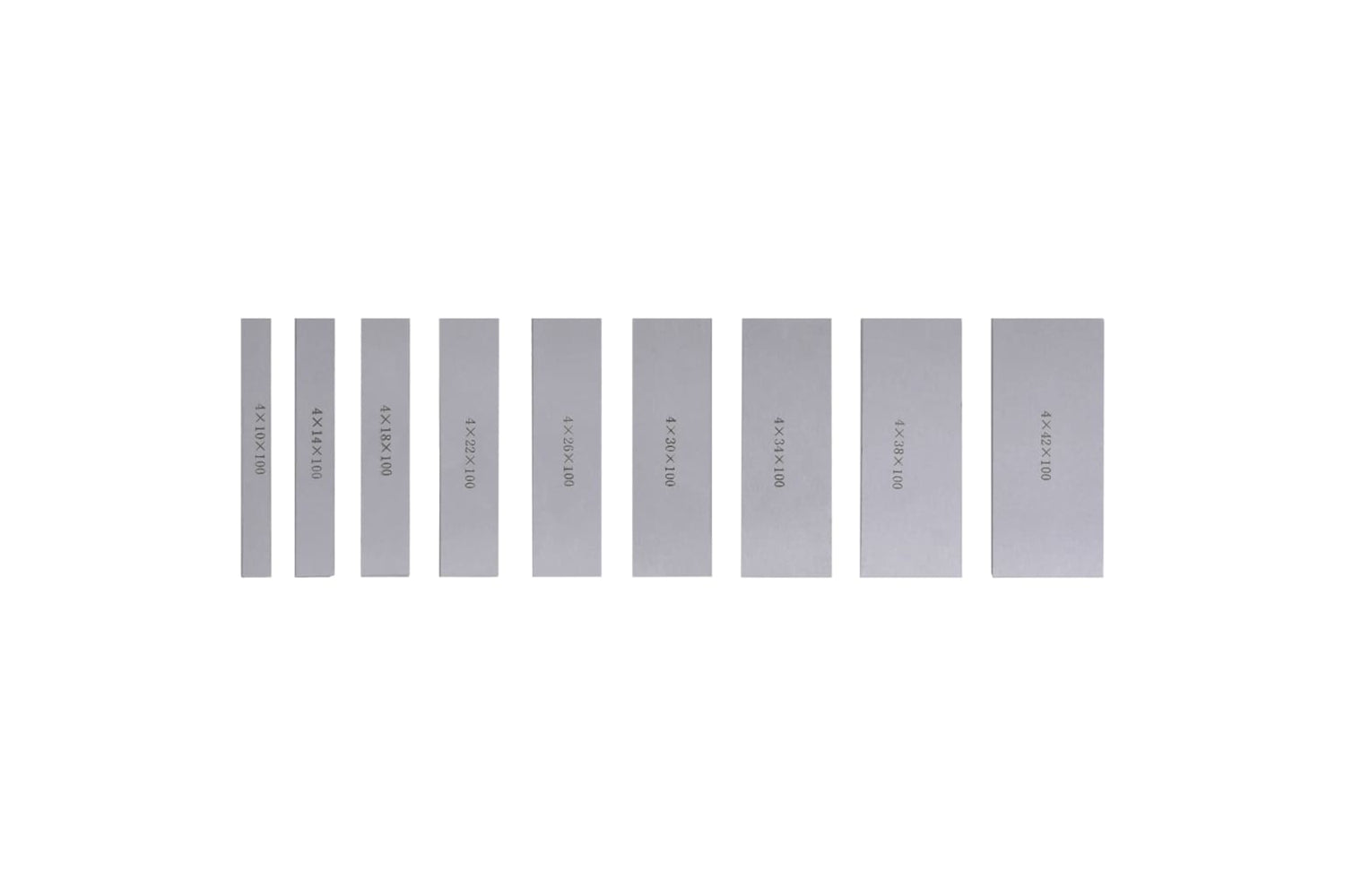 vidaXL 146698 Parallel Pads 100mm 18 Pcs 10-42mm-5