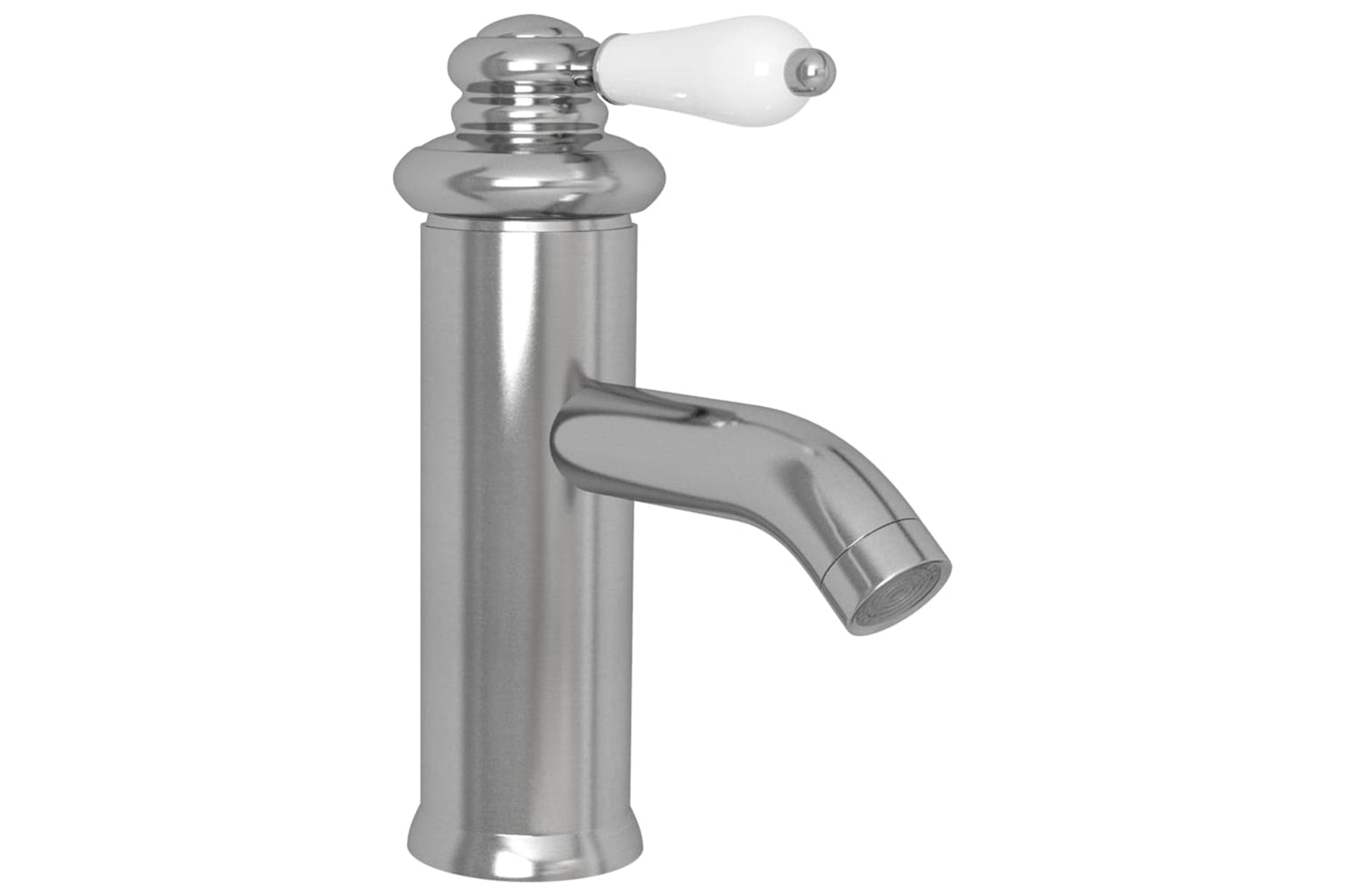 vidaXL 149074 Bathroom Basin Faucet Silver 130x180mm-2