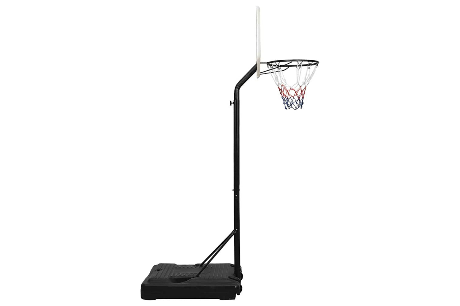 Vidaxl Basketball Stand White 237-307 Cm Polyethene-3