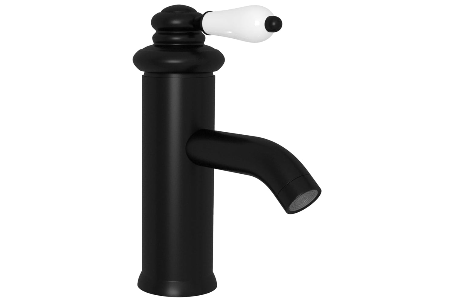 vidaXL 149071 Bathroom Basin Faucet Black 130x180mm-2