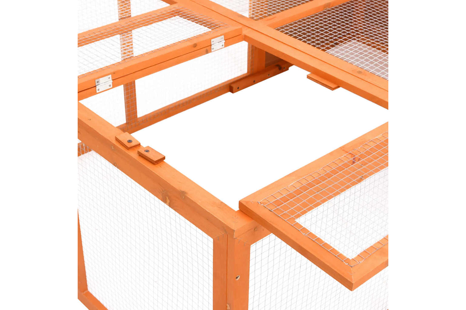 vidaXL 171452 Garden Animal Cage 150x100x50cm Solid Firwood-5