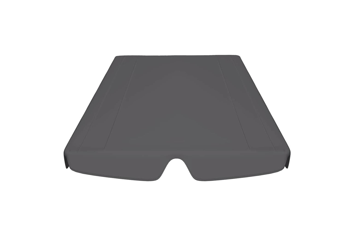 Vidaxl Replacement Canopy For Garden Swing Anthracite 150/130x105/70cm-3