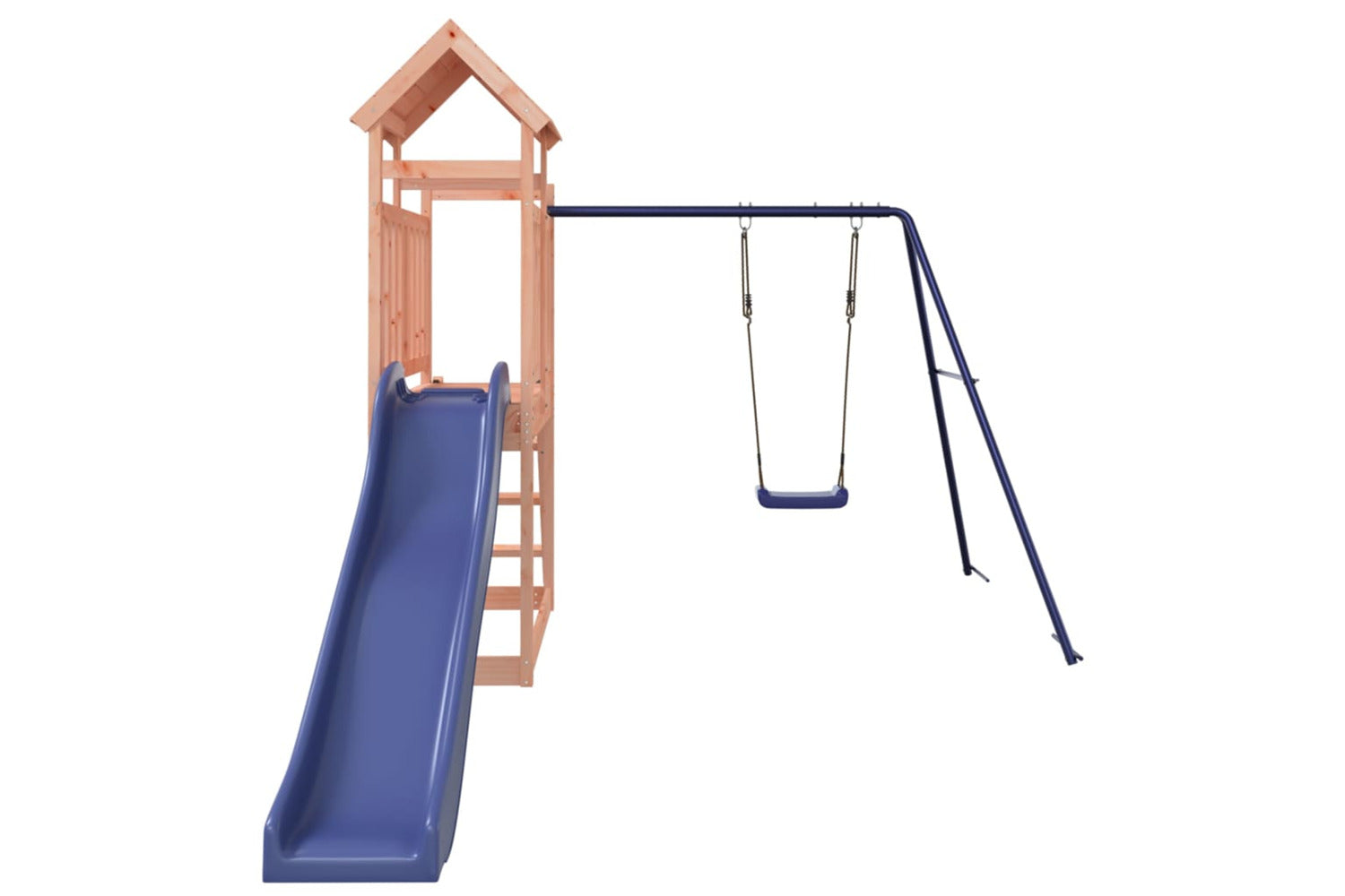 Vidaxl 3155877 Playhouse With Slide Swing Solid Wood Douglas-4