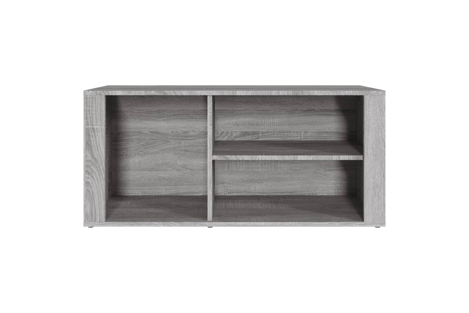 vidaXL 816926 Shoe Cabinet Grey Sonoma 100x35x45cm Engineered Wood-4