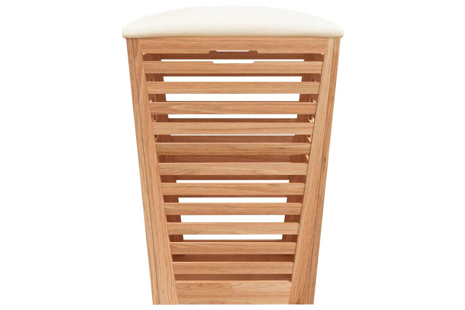 vidaXL 350352 Bathroom Stool 40.5x40.5x56cm Solid Wood Walnut-4