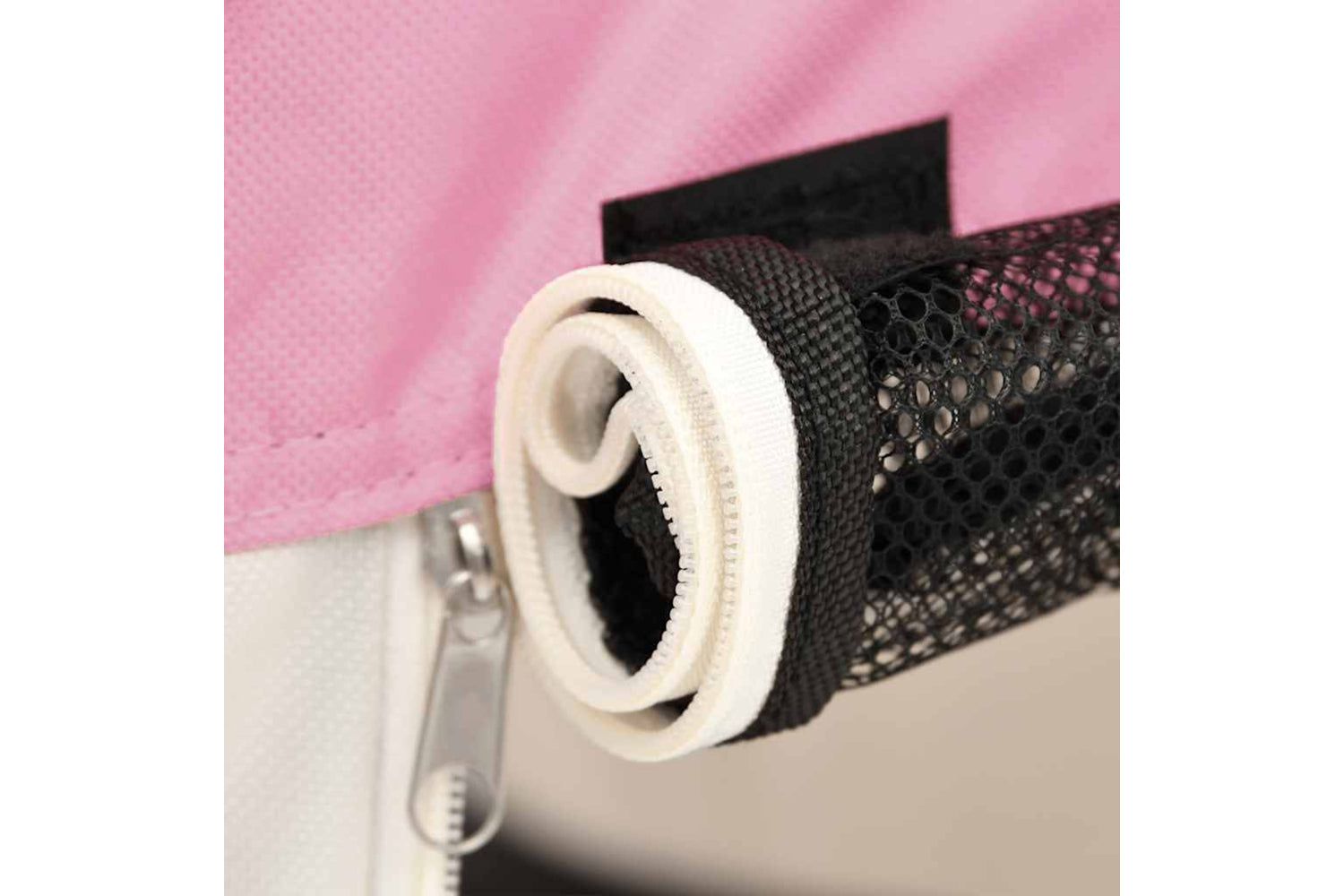 Vidaxl Foldable Dog Playpen With Carrying Bag Pink 110x110x58 Cm-7