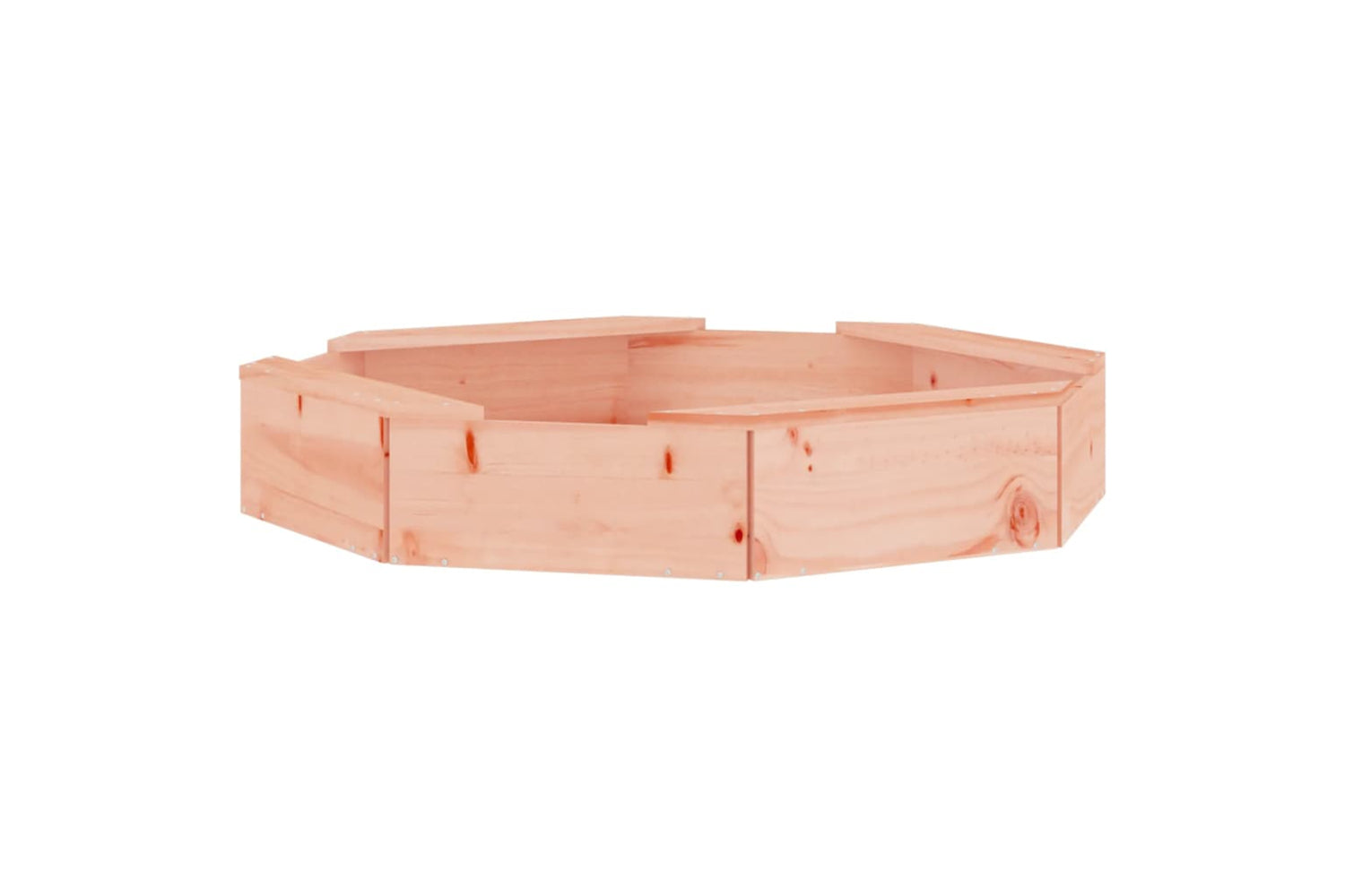 vidaXL 825014 Sandbox With Seats Octagon Solid Wood Douglas-5