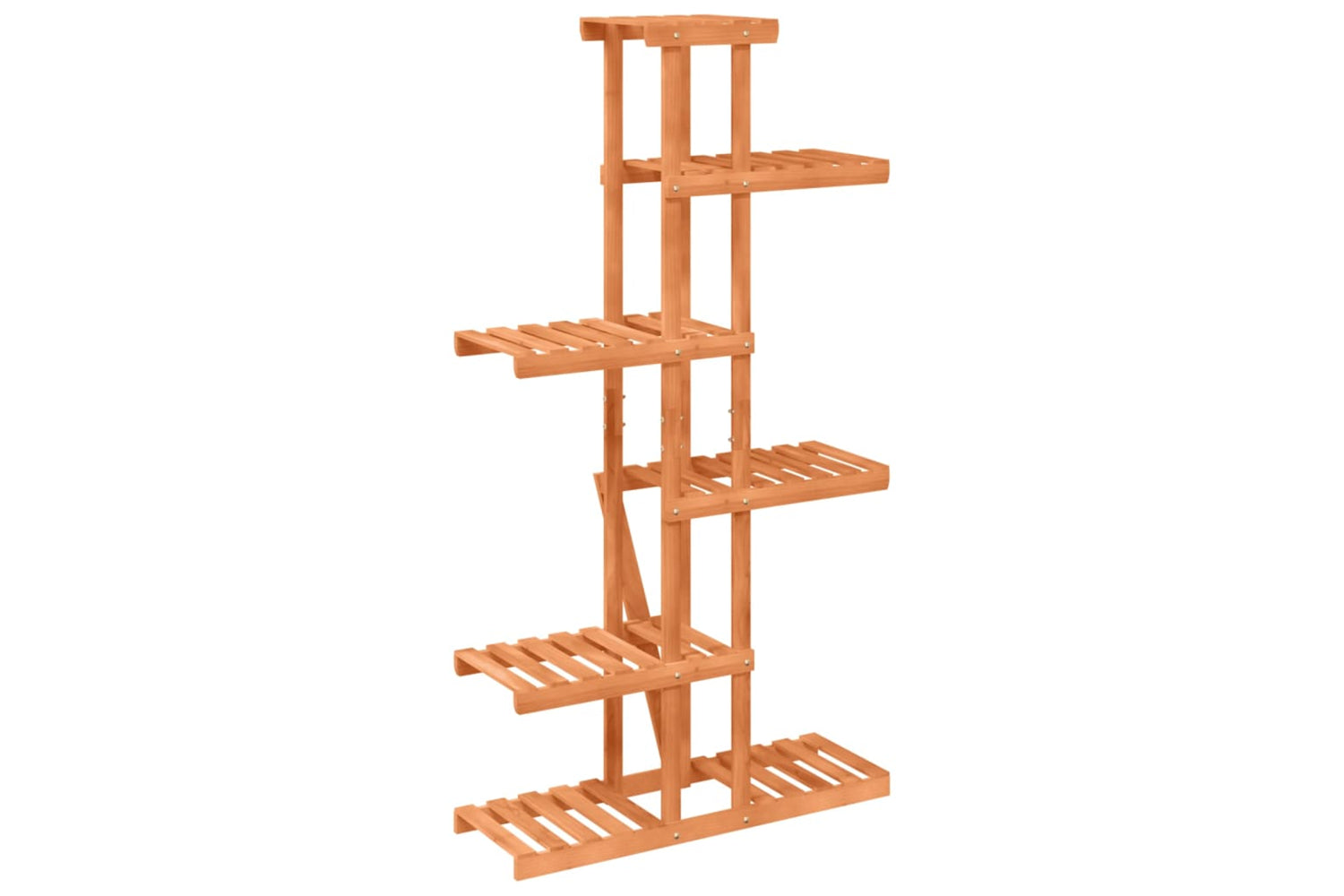 vidaXL 362866 Flower Stand 75x25x140.5cm Solid Wood Fir-5