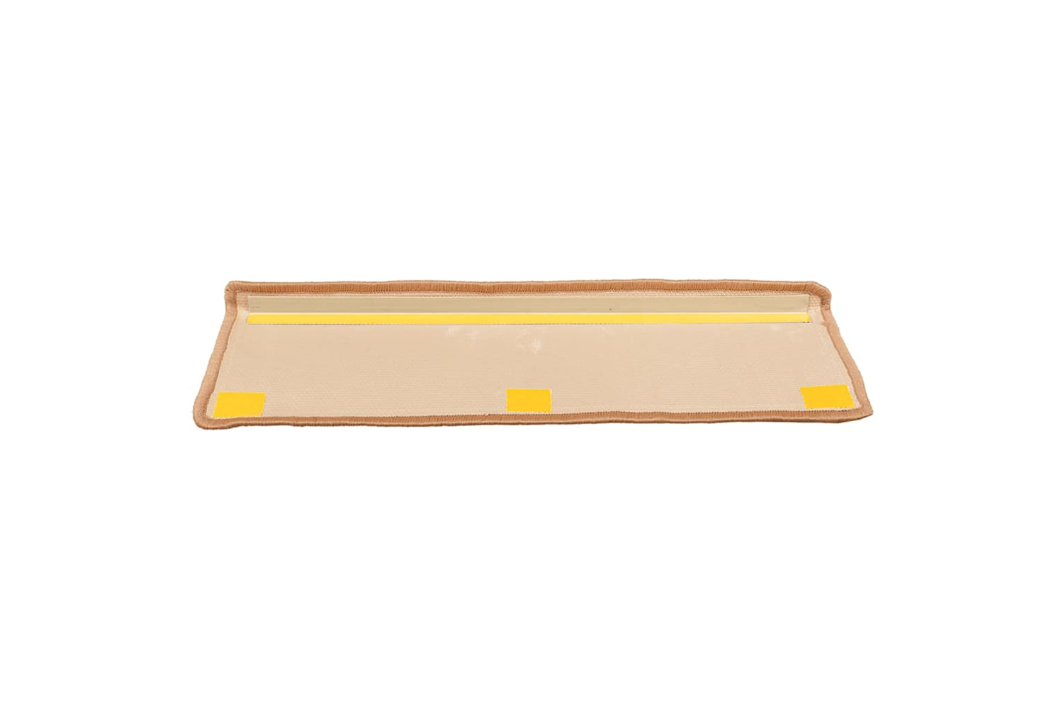 vidaXL 326207 Stair Mats Self-adhesive 15 Pcs 65x21x4cm Beige-4