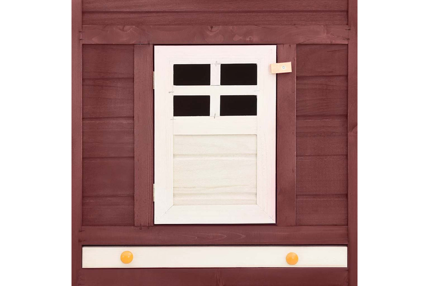 Vidaxl 170874 Outdoor Rabbit Hutch With Run Mocca And White Solid Fir Wood-8