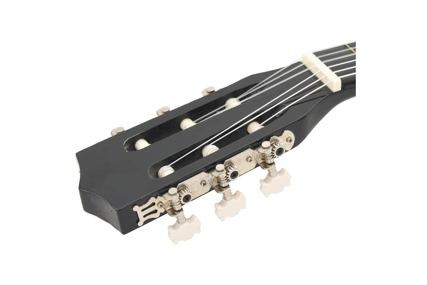 Vidaxl 8 Piece Classical Guitar Beginner Set Black 3/4 36"-9