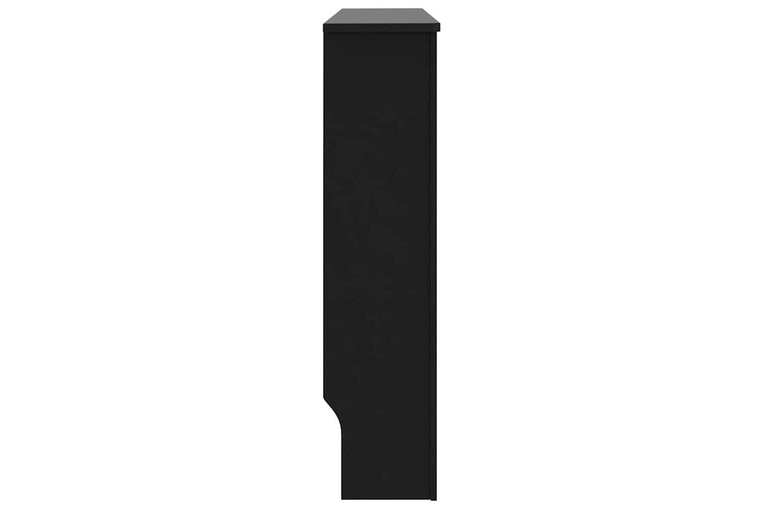 vidaXL Radiator Cover Black 112x19x81.5cm Mdf-4