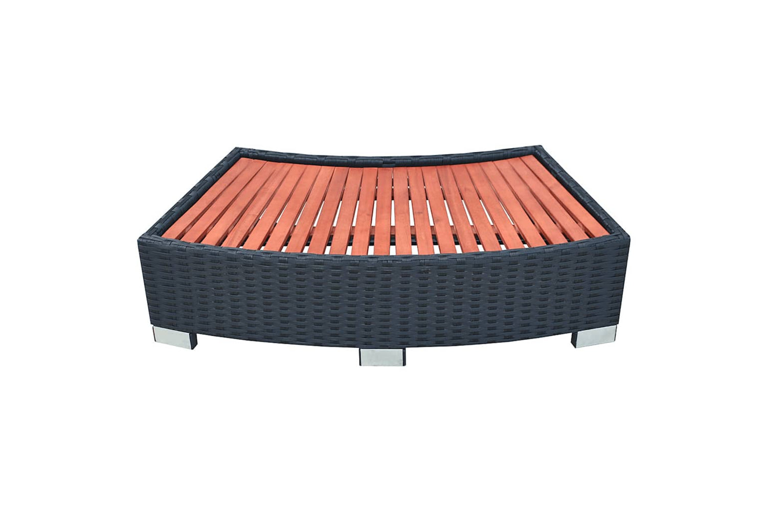 vidaXL 42700 Spa Step Poly Rattan 92x45x25cm Black-3