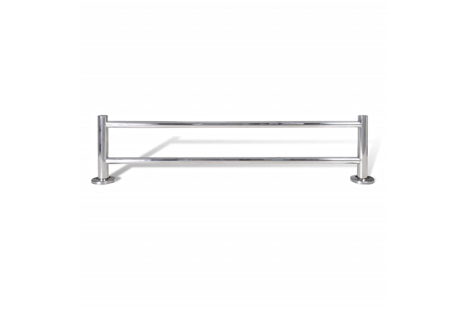 Vidaxl 140335 Stainless Steel Towel Rack 2 Tubes-3