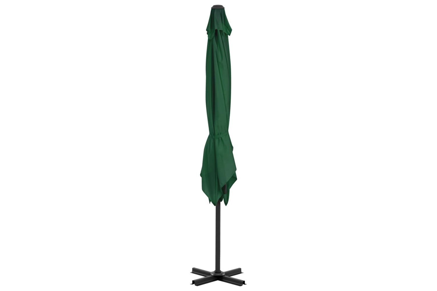 vidaXL 44617 Cantilever Umbrella With Aluminium Pole Green 250x250cm-3