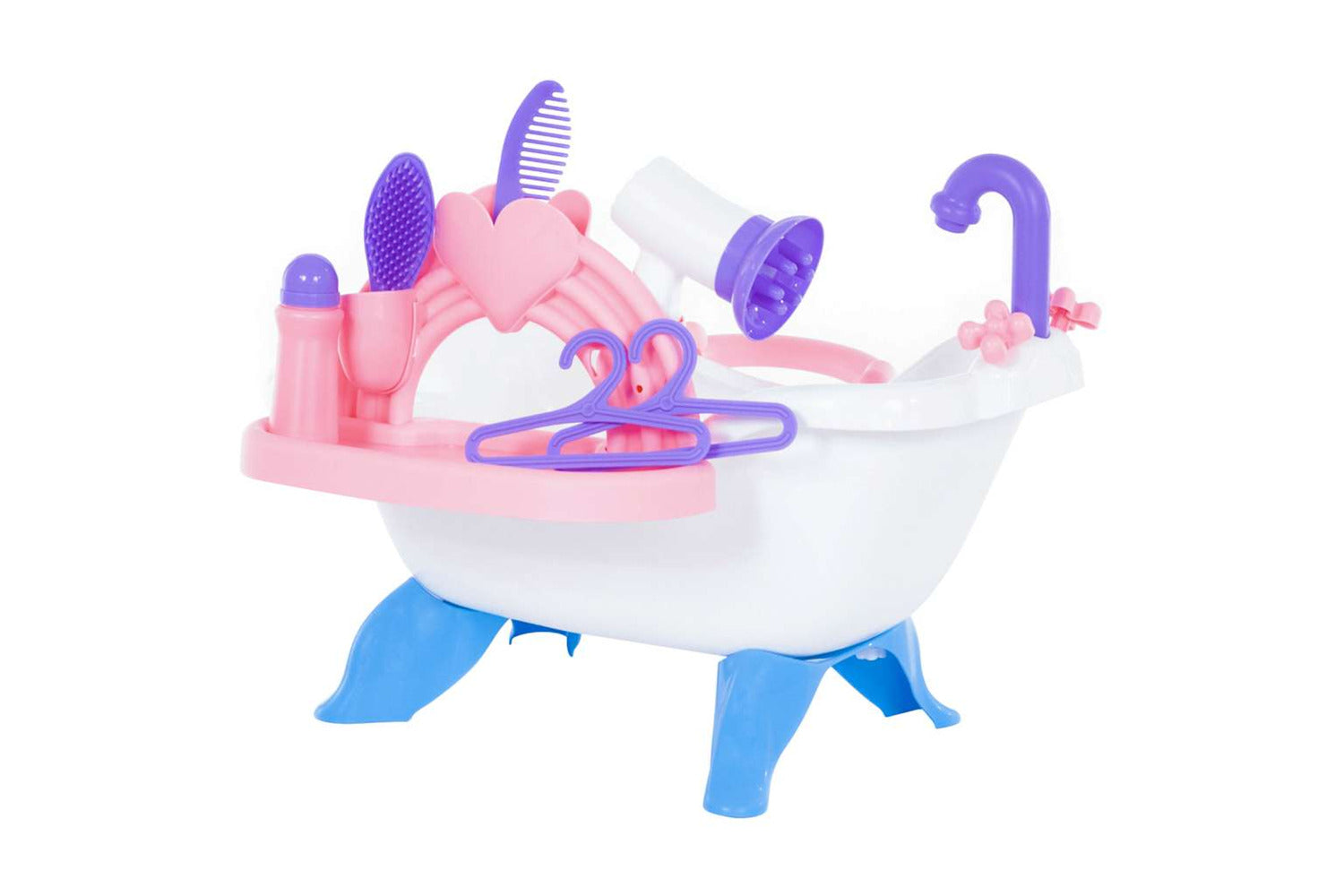 Polesie Wader 7 Piece Doll Bath Children Playset 83x53x41.5 Cm Polypropylene-4