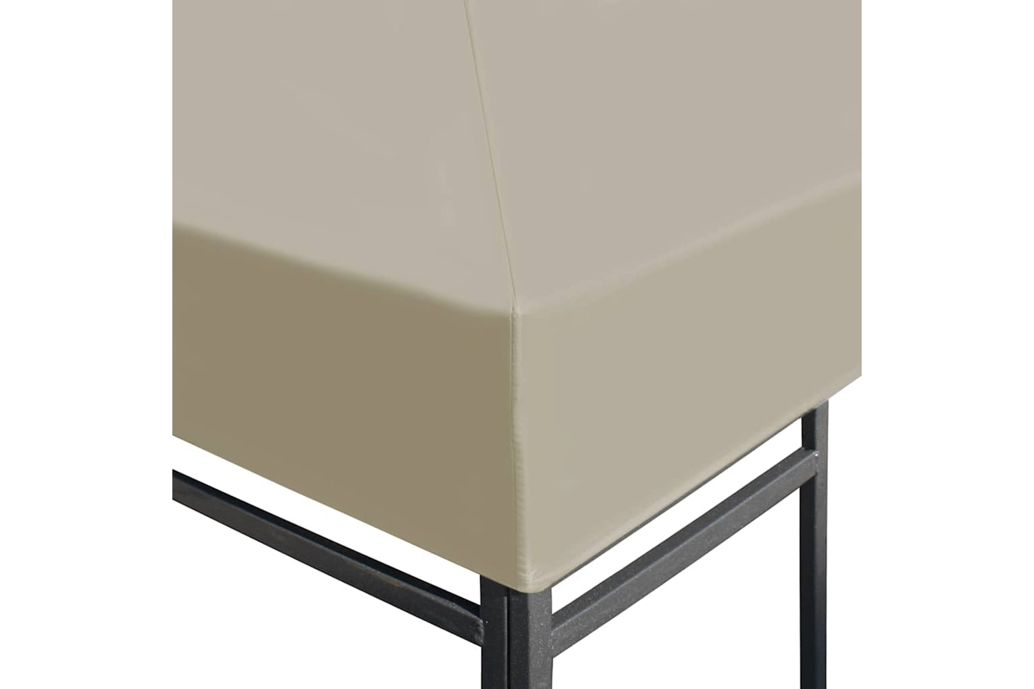 Vidaxl Gazebo Top Cover 310 G/m2 3x3 M Beige-3