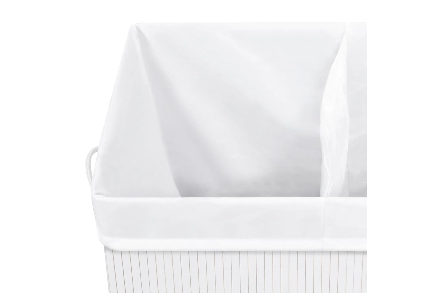 Vidaxl 320744 Bamboo Laundry Basket White 100 L-7