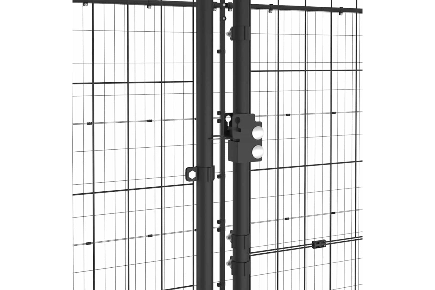 Vidaxl 3082296 Outdoor Dog Kennel Steel With Roof 21.78 M2-6