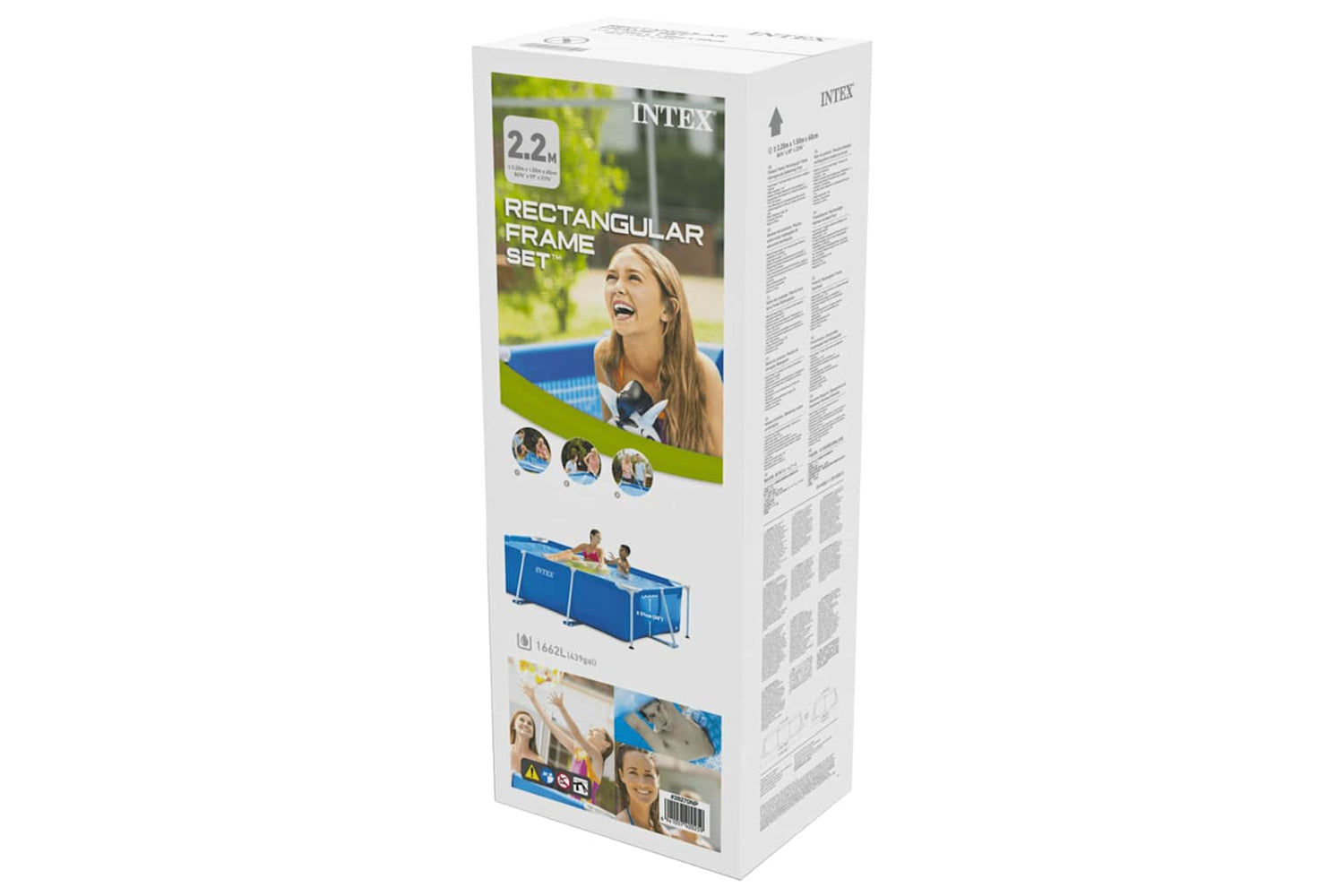 Intex 91481 Intex Swimming Pool Rectangular Frame 220x150x60 Cm 28270np-5